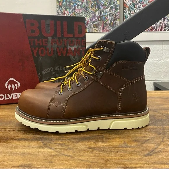 Wolverine I-90 Wedge CM Work Boots 11.5 Mens - Picture 3 of 10
